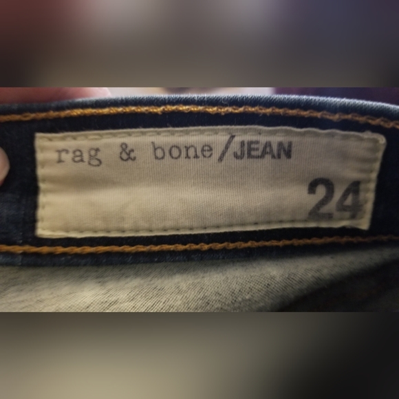 Rag & Bone High Rise Skinny Jeans - Picture 4 of 7